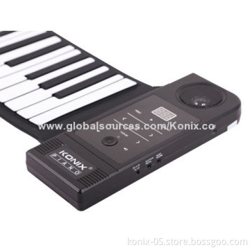 88 keys foldable roll up piano